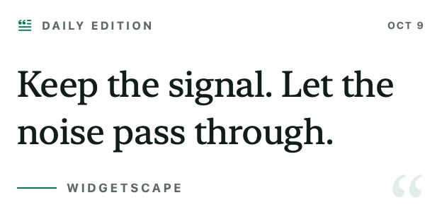 Daily Quote widget for the Mac desktop, Medium size